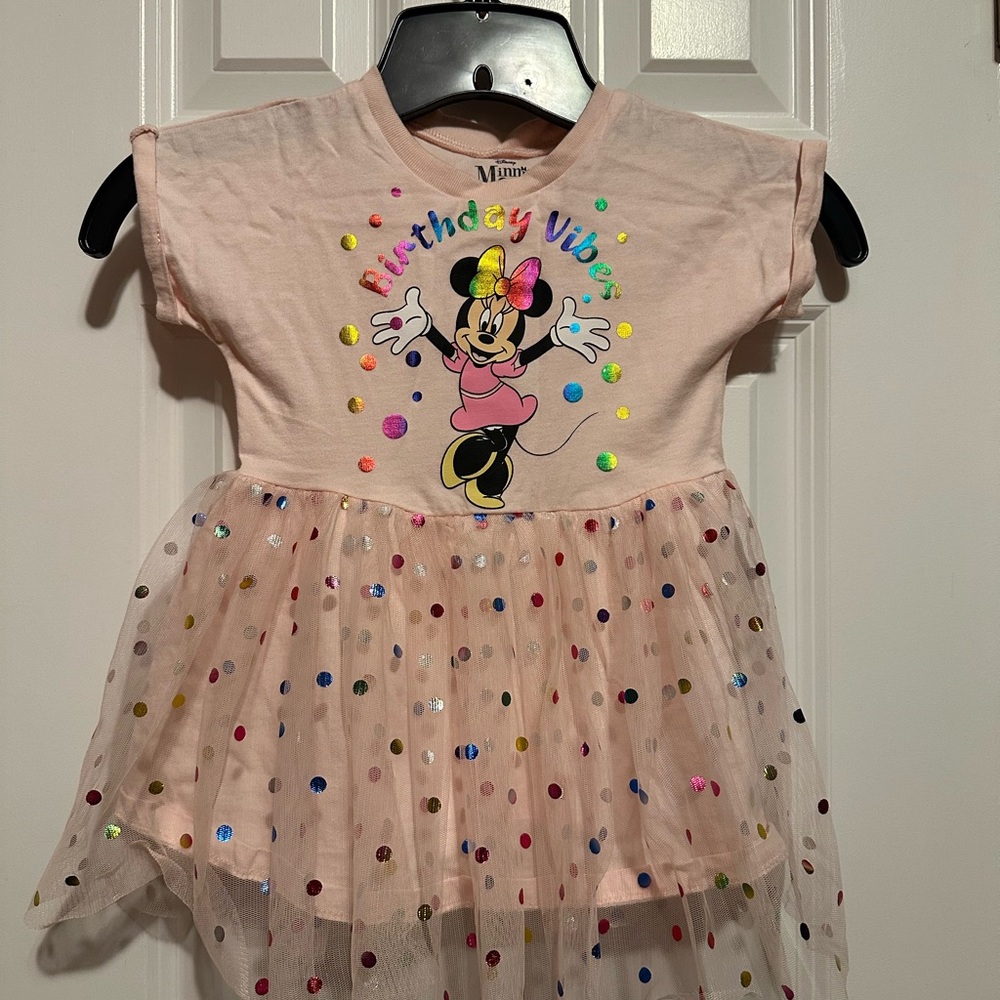 Disney Pink Minnie Mouse Celebration Dress